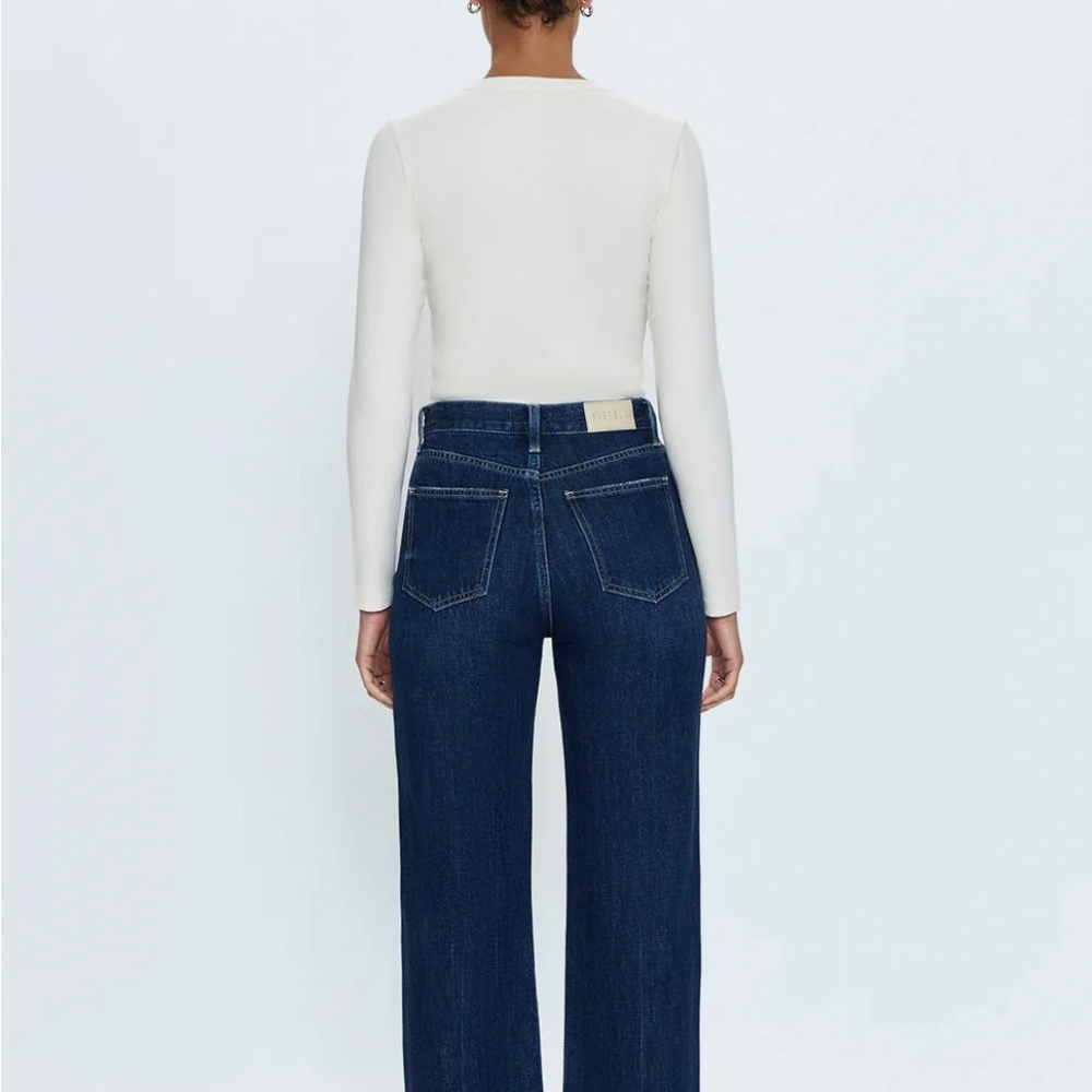 Pistola Dark Blue Straight Leg Jeans
